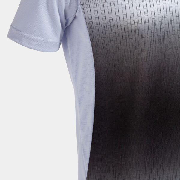 103235.351_4 Maillot Manches Courtes Tiger V - Bleu Ciel / Noir