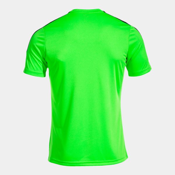 Maillot Manches Courtes Olimpiada - Vert Fluo / Noir