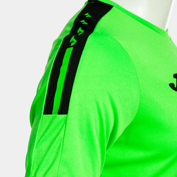 Maillot Manches Courtes Olimpiada - Vert Fluo / Noir
