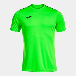 Maillot Manches Courtes Olimpiada - Vert Fluo / Noir