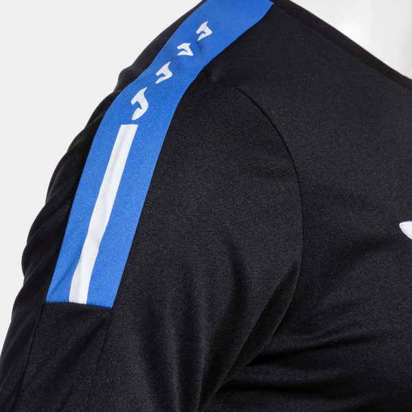 Maillot Manches Courtes Olimpiada - Noir / Bleu Roi