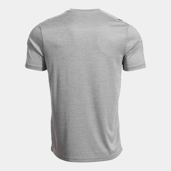 103245.251_2 Maillot Manches Courtes Olimpiada - Gris Melange / Noir