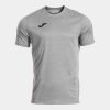 103245.251_5 Maillot Manches Courtes Olimpiada - Gris Melange / Noir