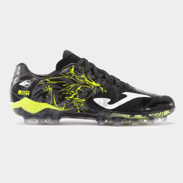 Chaussures Football Supercopa 24  AG - Noir / Jaune