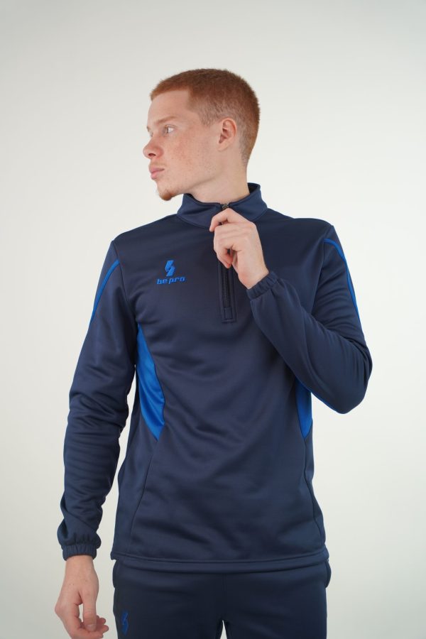 Jogging Demi-Zip Ketchaoua Pro - Bleu Nuit / Bleu Royal