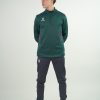 Jogging Demi-Zip Ketchaoua Pro - Vert Olive / Gris