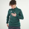 Jogging Demi-Zip Ketchaoua Pro - Vert Olive / Gris