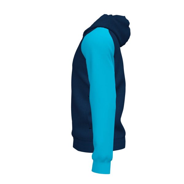 101967.342_3 Veste à capuche Academy IV - Bleu Marine / Turquoise