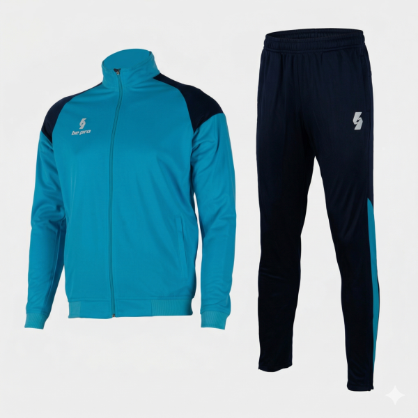 SURVÊTEMENT GOURAYA - Bleu Turquoise / Bleu Nuit