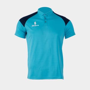 Polo Gouraya Performance  – Bleu Turquoise / Noir